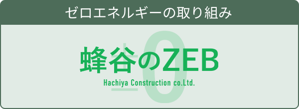 ゼロエネルギーの取り組み